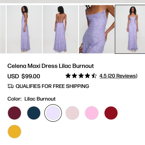 NWT Princess Polly CELENA Maxi Dress - Picture 9 of 9